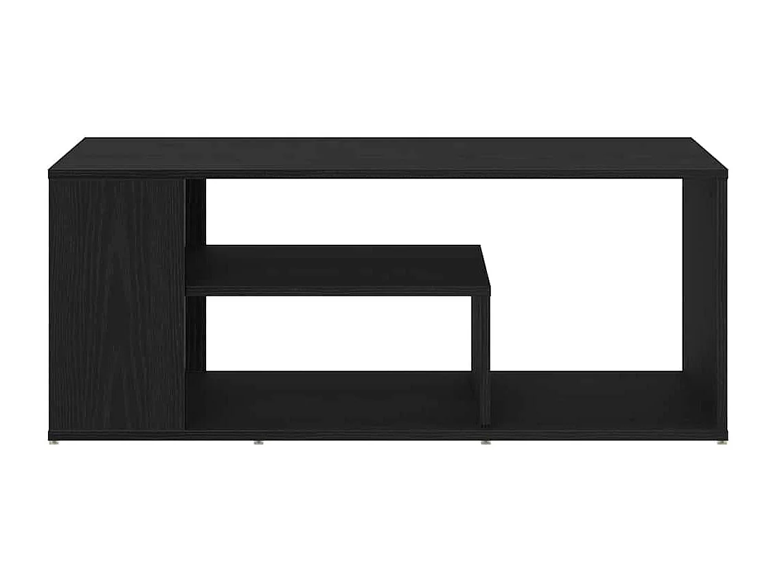 Couchtisch-Wohnzimmertisch-Beistelltische Schwarz Eichen-Optik 100x50x40 cm Holzwerkstoff SHL21022