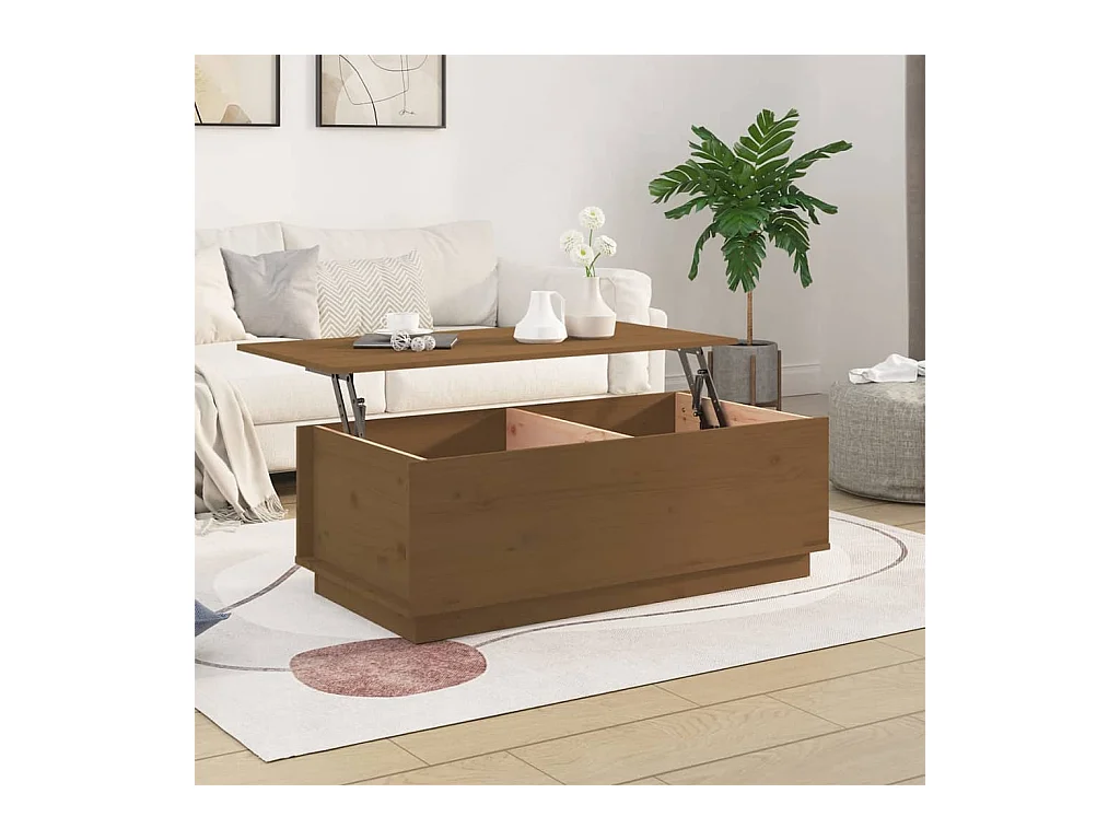 Mesa de centro | Mesa auxiliar madera contrachapada blanco brillo 90x50x40 cm SHL4450