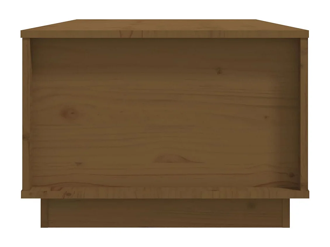 Couchtisch-Sofatisch-Beistelltische Honigbraun 100x50x35 cm Massivholz Kiefer SHL26913