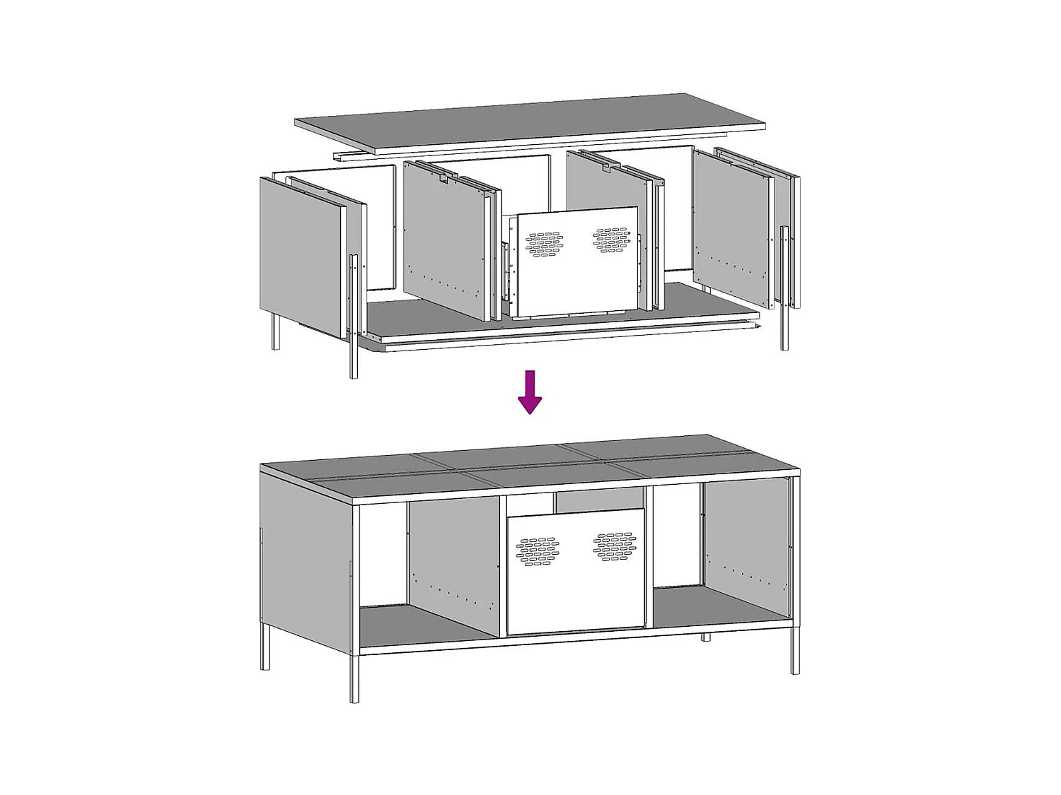 Mesa de centro-Mesa auxiliar madera maciza mango marrón 80x51x40 cm SHL111300