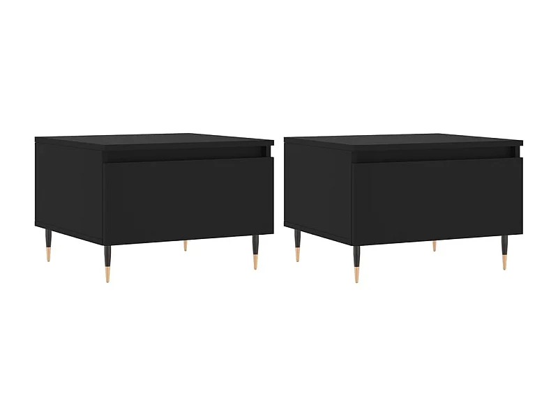 Mesa de centro | Mesa auxiliar madera maciza de acacia 70x50x38 cm SHL37153