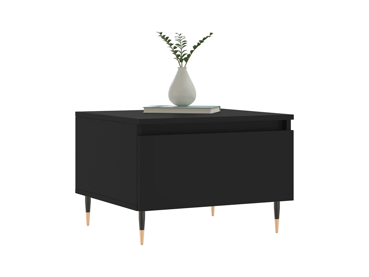 Mesa de centro | Mesa auxiliar madera maciza de acacia 70x50x38 cm SHL37153