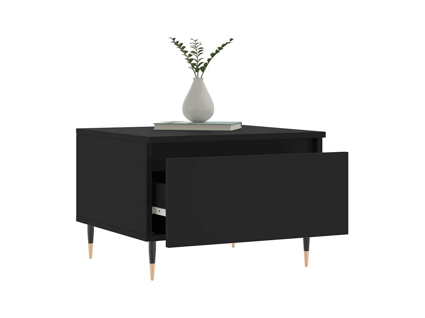 Mesa de centro | Mesa auxiliar madera maciza de acacia 70x50x38 cm SHL37153