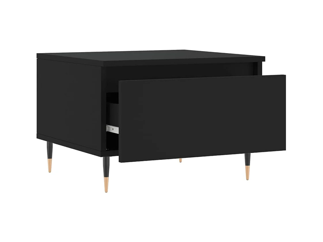 Mesa de centro | Mesa auxiliar madera maciza de acacia 70x50x38 cm SHL37153