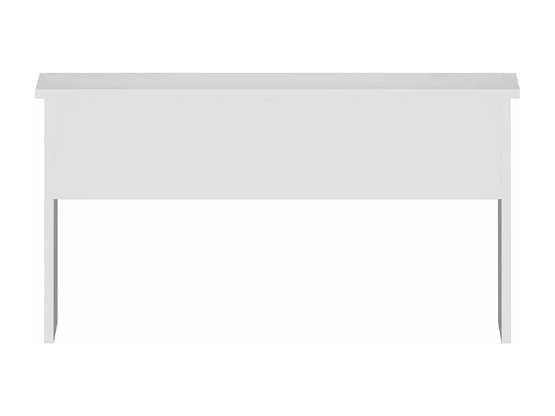 Table basse salon-Table d'appoint Blanc 80x50,5x41,5 cm Bois d'ingénierie SHL9162