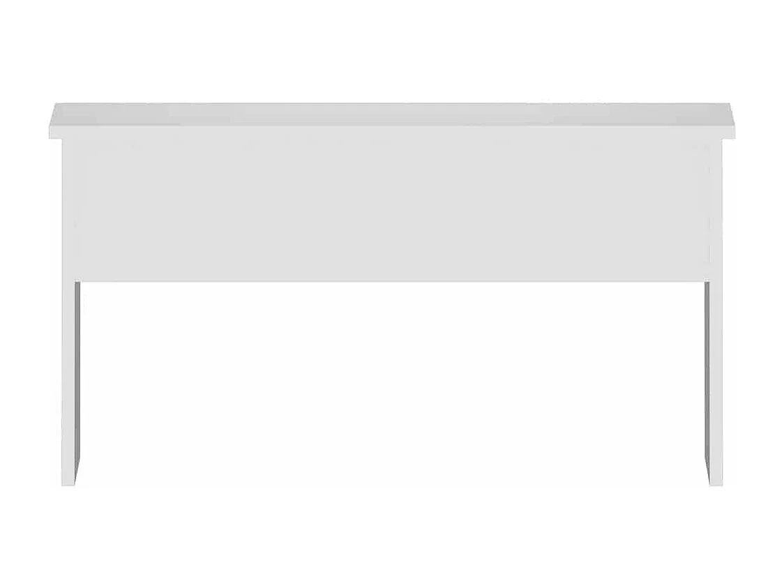 Table basse salon-Table d'appoint Blanc 80x50,5x41,5 cm Bois d'ingénierie SHL9162