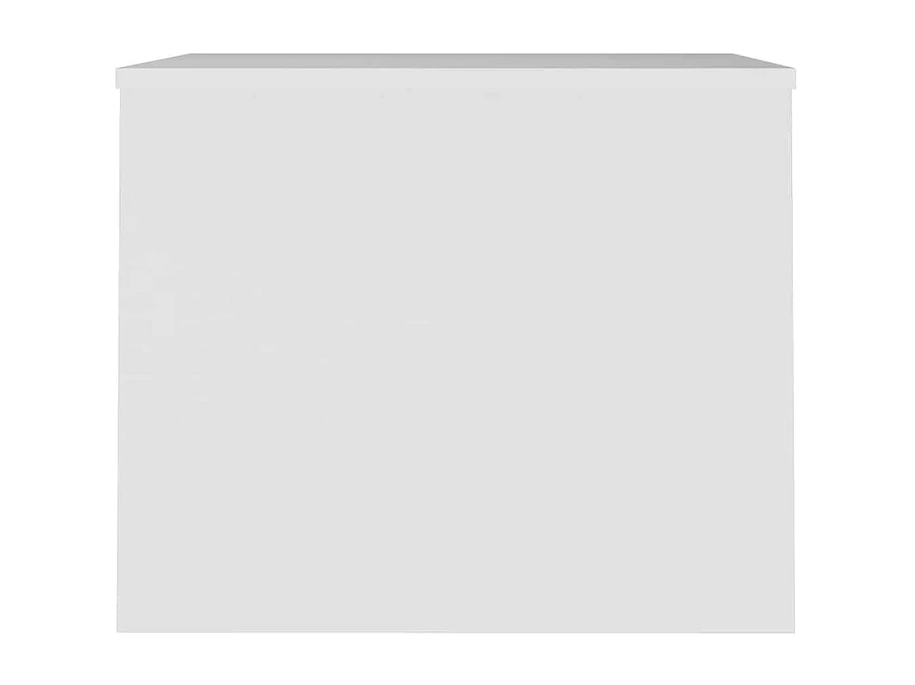 Table basse salon-Table d'appoint Blanc 80x50,5x41,5 cm Bois d'ingénierie SHL9162