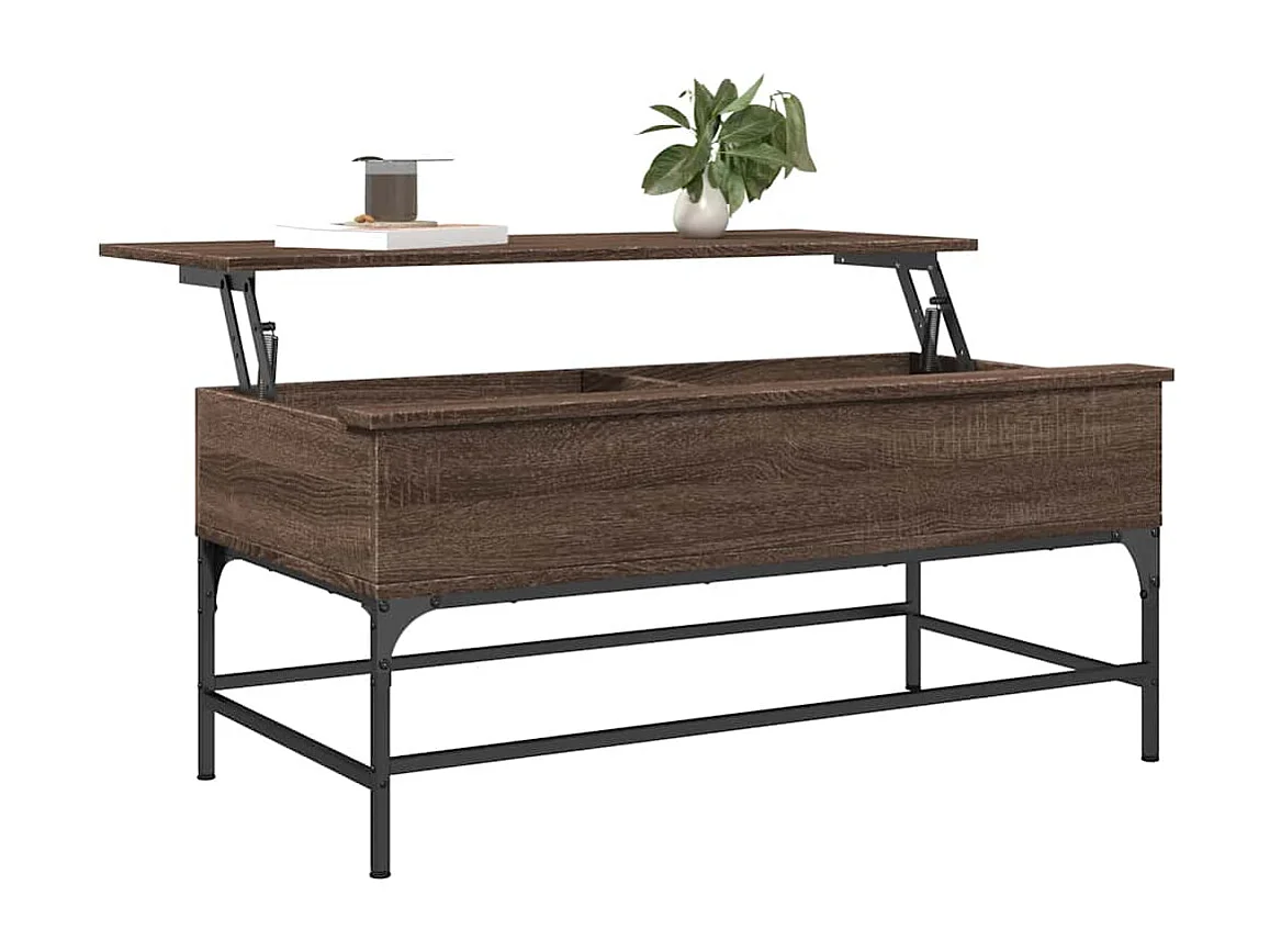 Mesa de centro-Mesa auxiliar de plástico blanco 90x60x46 cm SHL316352