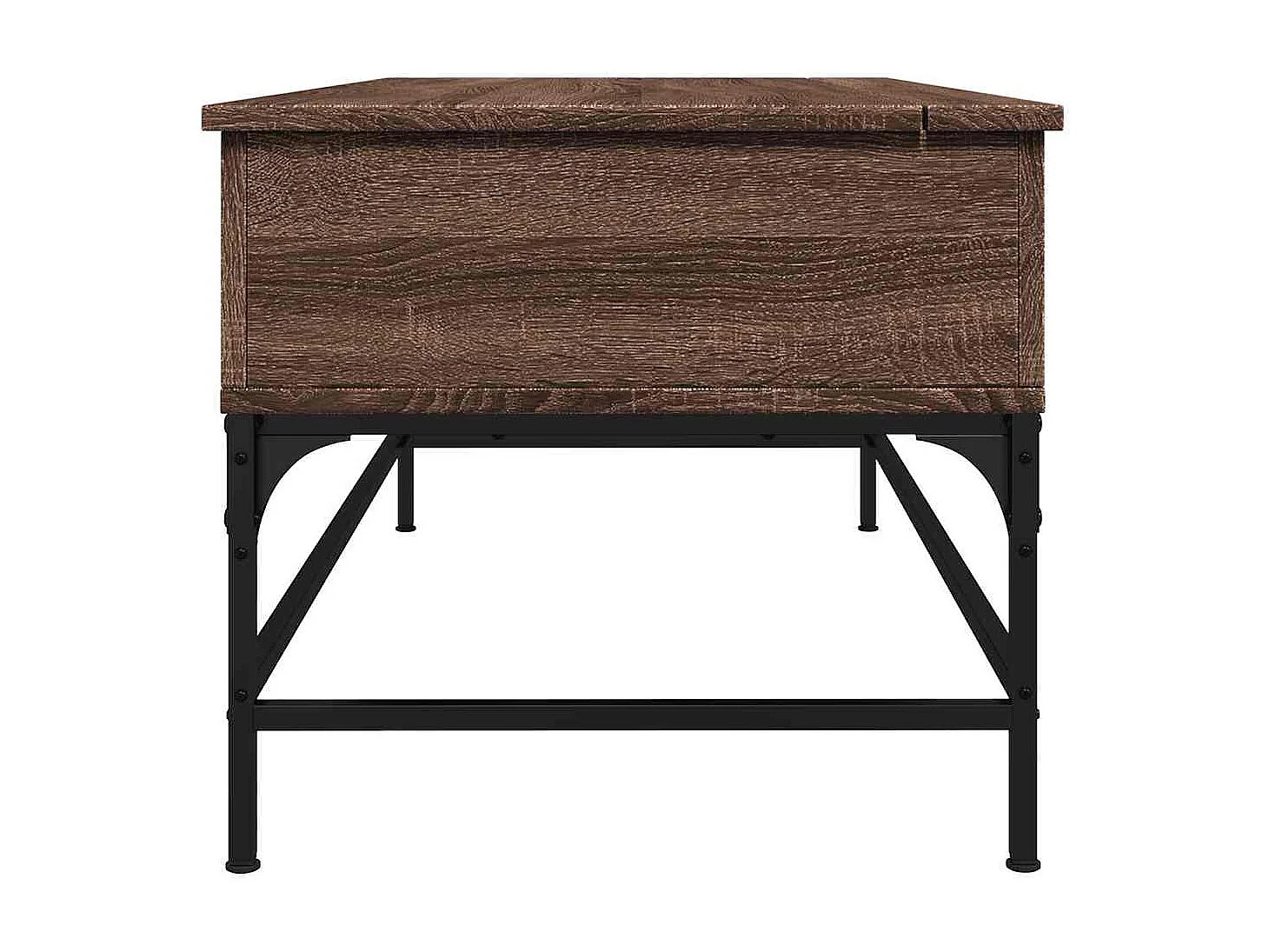 Mesa de centro-Mesa auxiliar de plástico blanco 90x60x46 cm SHL316352