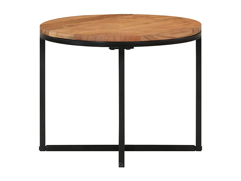 Mesa de centro | Mesa auxiliar con luces LED gris Sonoma 50x49x40 cm SHL2229