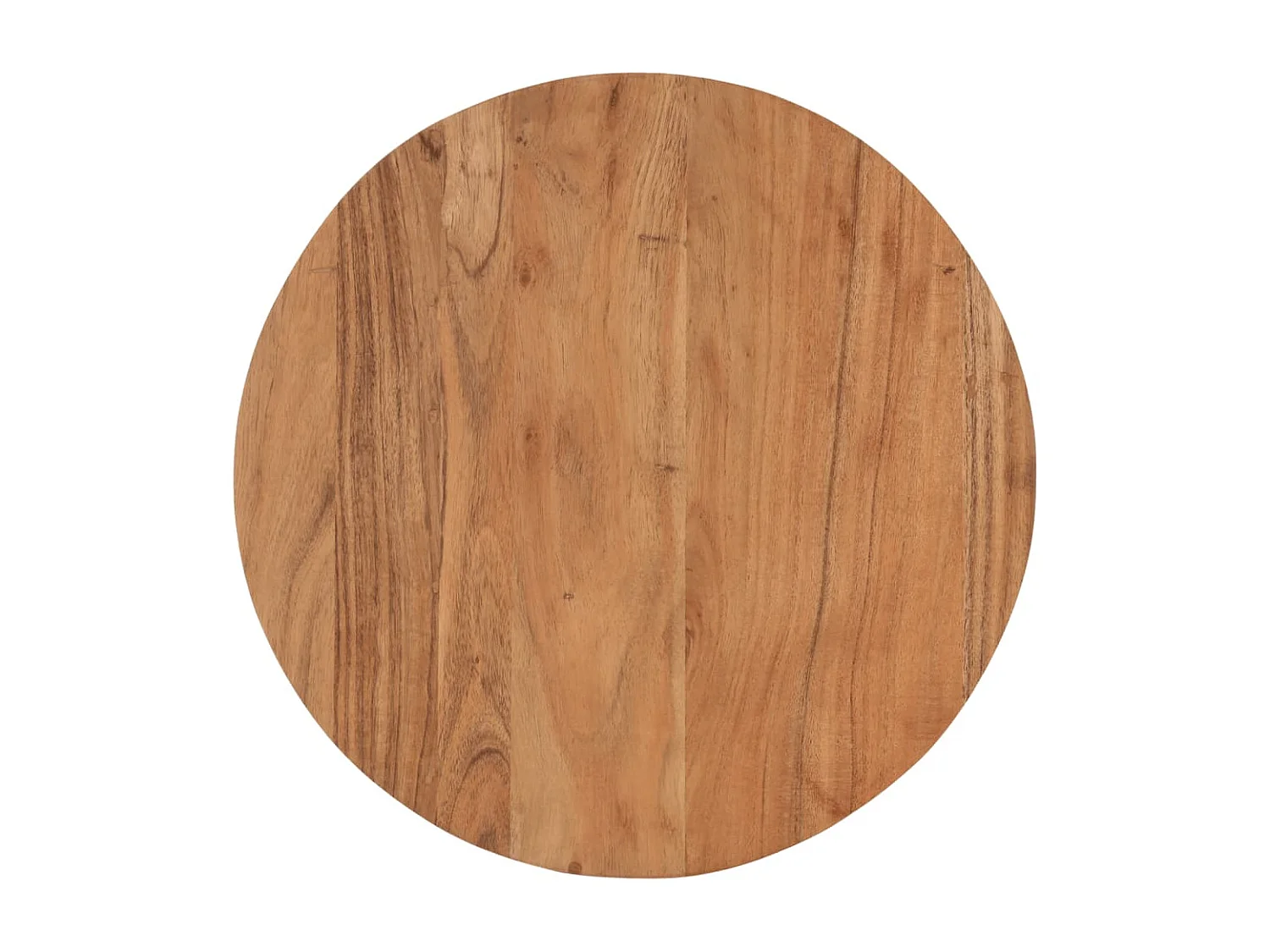 Couchtisch-Sofatisch-Beistelltische 45x45x35 cm Massivholz Akazie und Eisen SHL88152