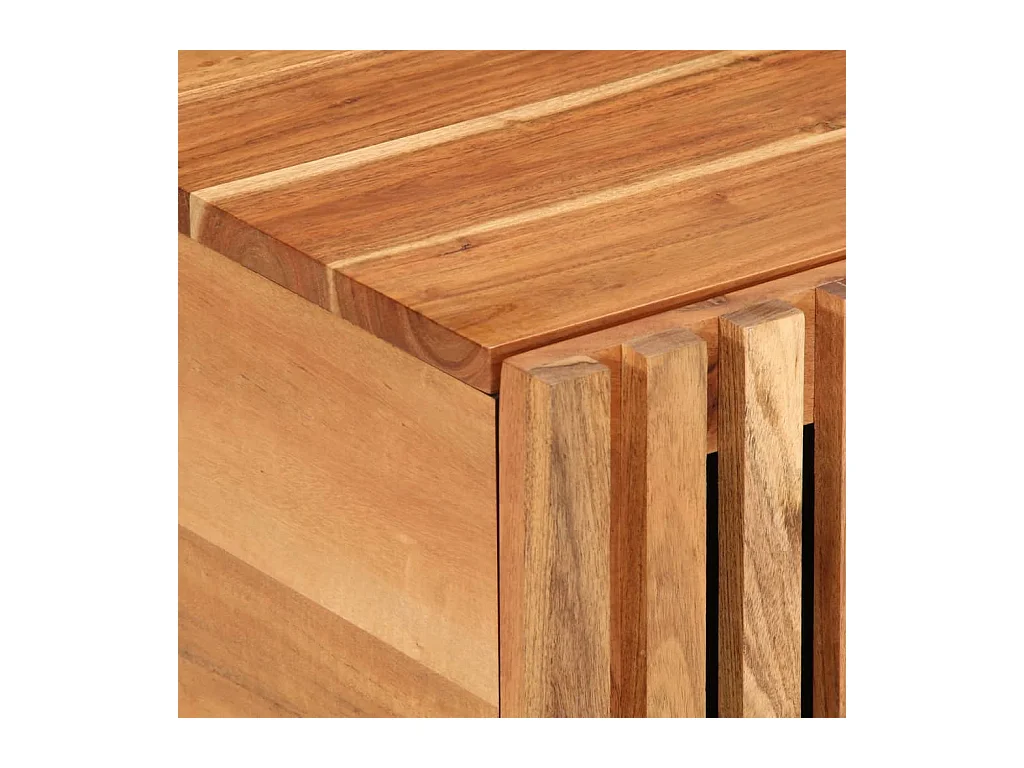 Mesa de centro | Mesa de apoio | Mesa de café 80x51x40 cm madeira de acácia maciça