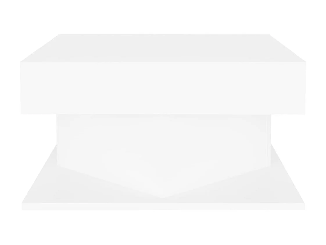 Mesa de centro | Mesa auxiliar de madera de ingeniería negra 100x50x50 cm SHL58230