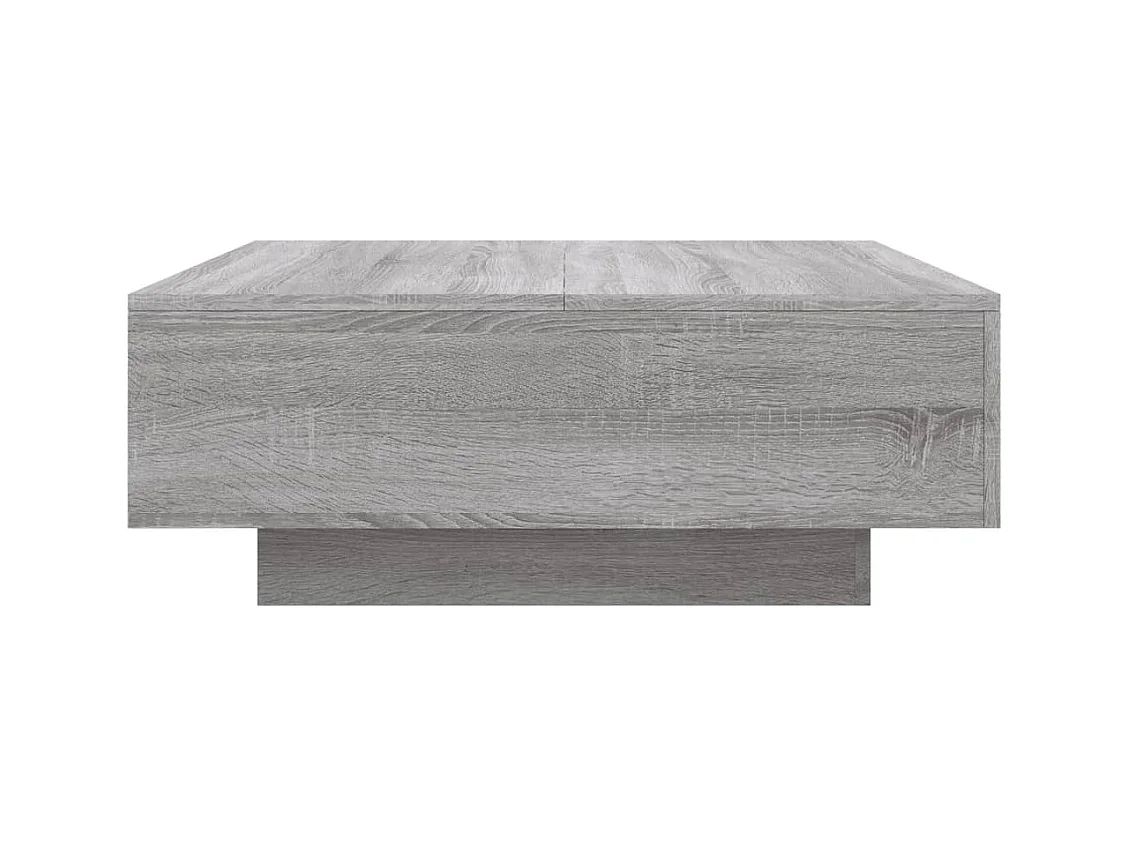 Mesa de centro-Mesa auxiliar de madera de mango maciza 90x55x36 cm SHL4350
