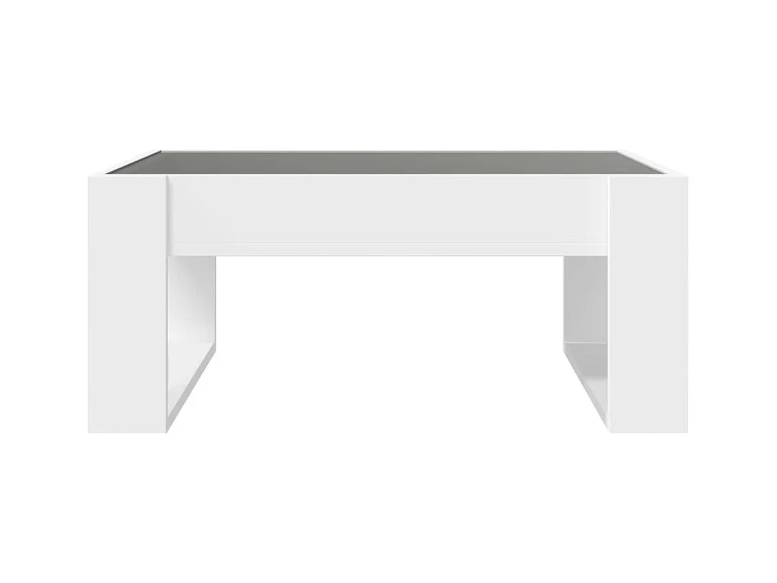 Mesa de centro-Mesa auxiliar madera de ingeniería gris hormigón 102x55x42 cm SHL98760