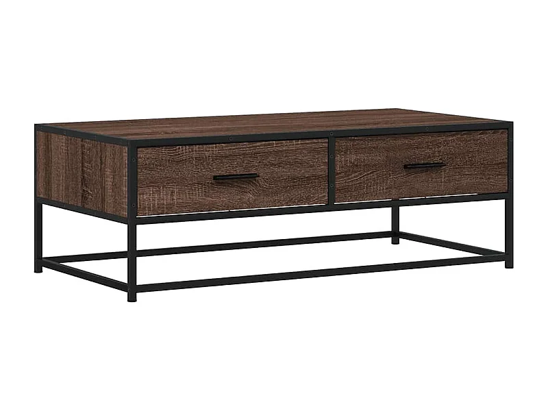 Mesa de centro-Mesa auxiliar madera maciza de pino marrón miel 80x50x40 cm SHL2745