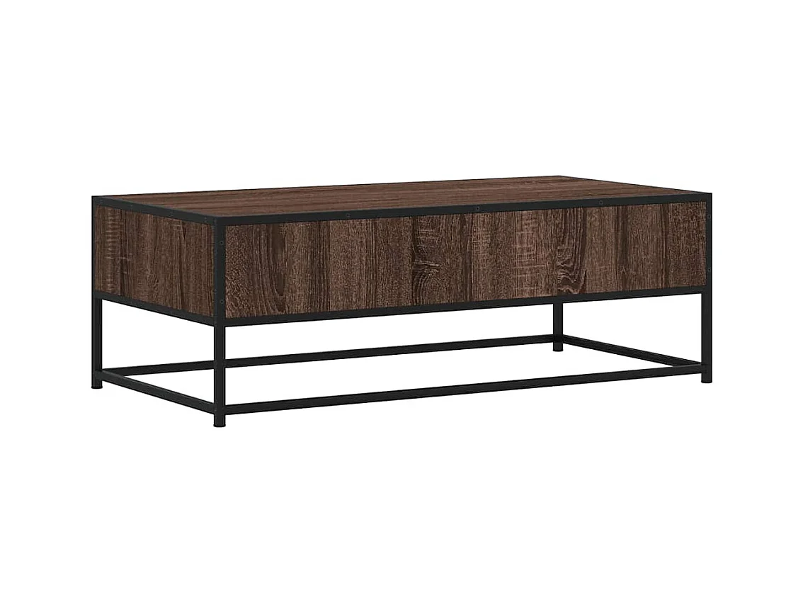 Mesa de centro-Mesa auxiliar madera maciza de pino marrón miel 80x50x40 cm SHL2745
