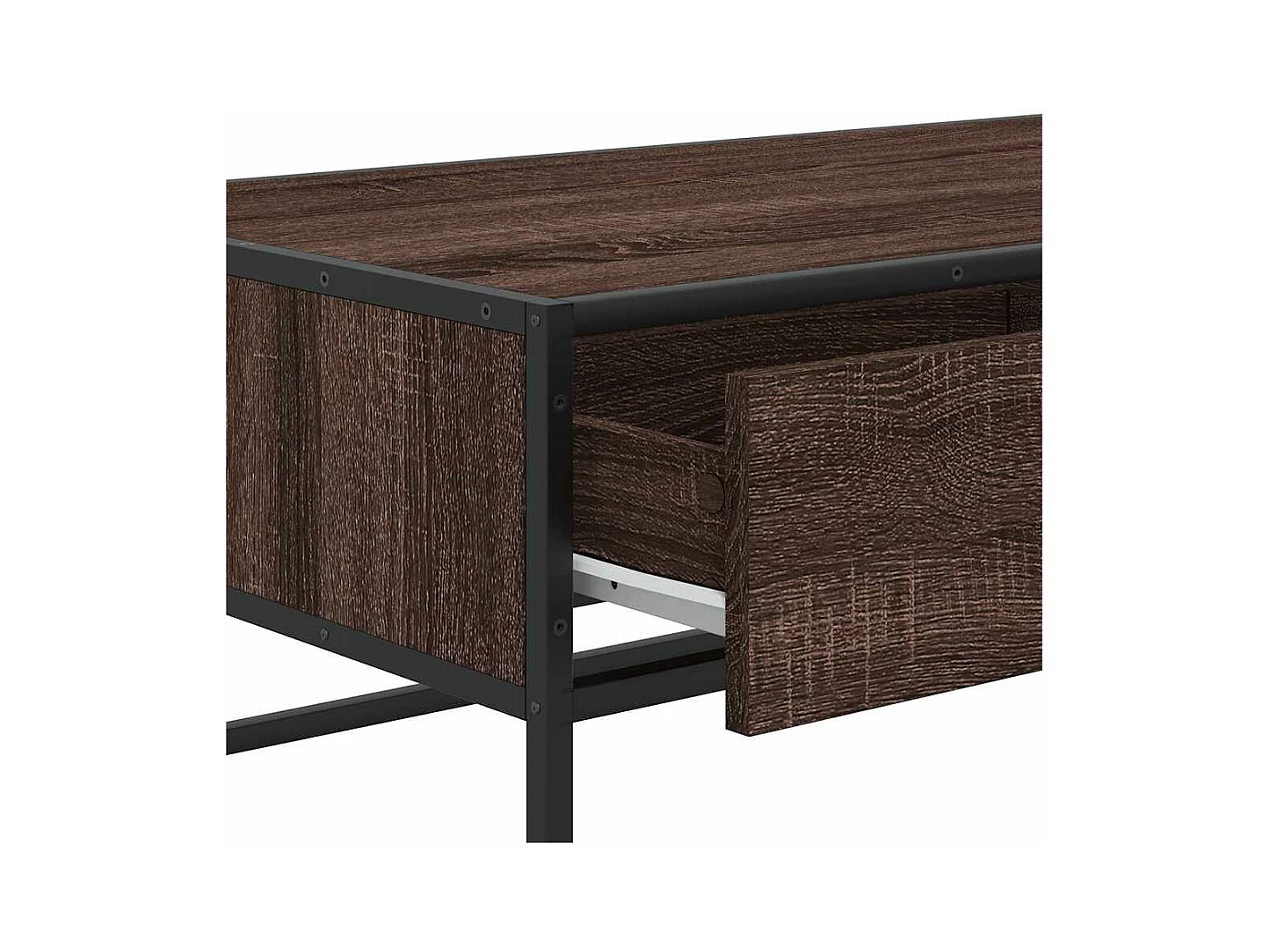 Mesa de centro-Mesa auxiliar madera maciza de pino marrón miel 80x50x40 cm SHL2745