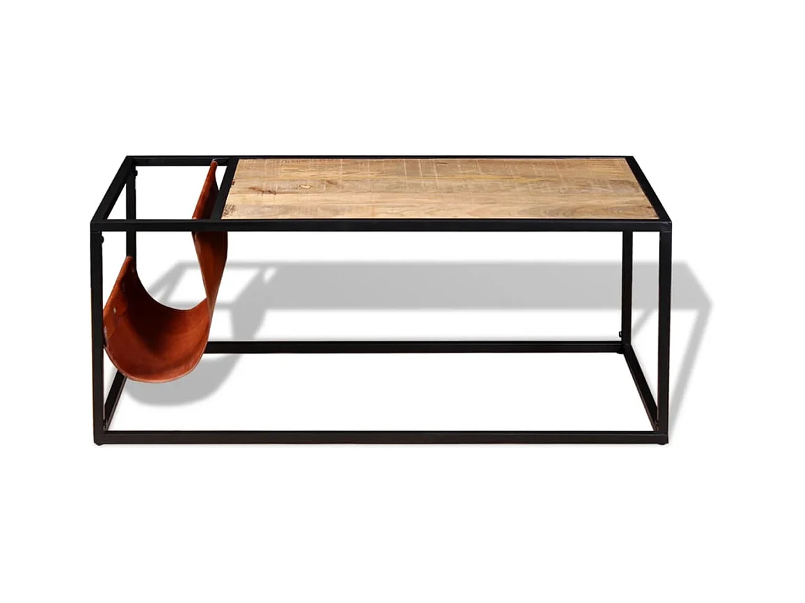 Mesa centro apilable contrachapada roble Sonoma 100x100x26,5 cm SHL2724