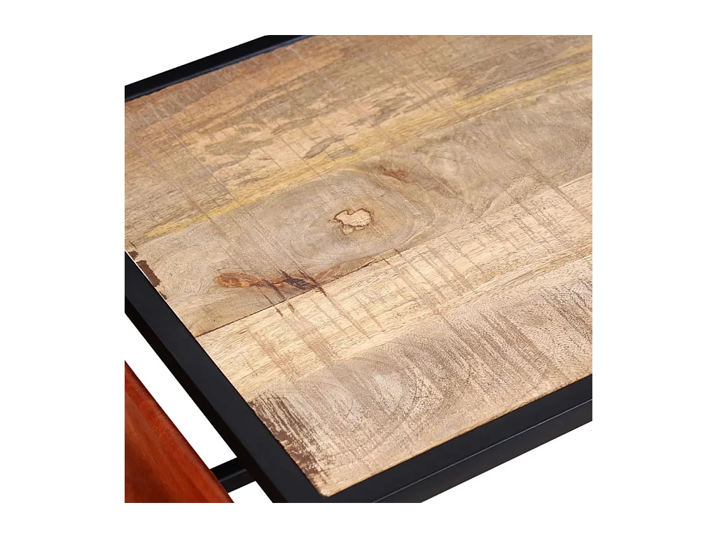 Mesa centro apilable contrachapada roble Sonoma 100x100x26,5 cm SHL2724