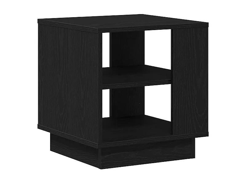 Mesa de centro-Mesa auxiliar-Mesita de centro madera contrachapada gris hormigón 68x50x38 cm SHL3461