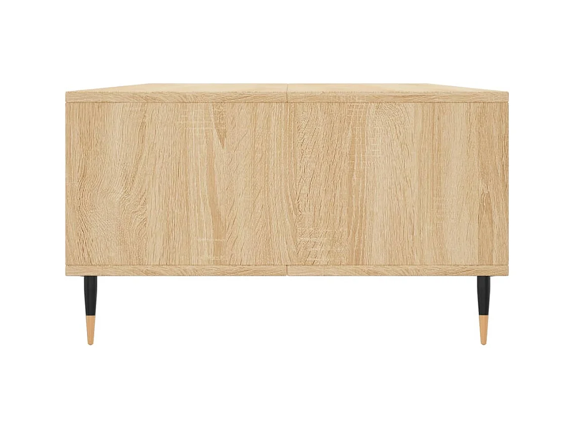 Mesa de centro | Mesa auxiliar madera de ingeniería marrón roble 100x50x50 cm SHL3899