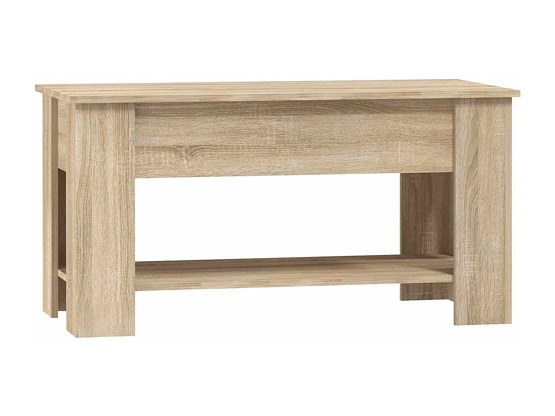 Couchtisch-Sofatisch-Beistelltische Sonoma-Eiche 101x49x52 cm Holzwerkstoff SHL24950