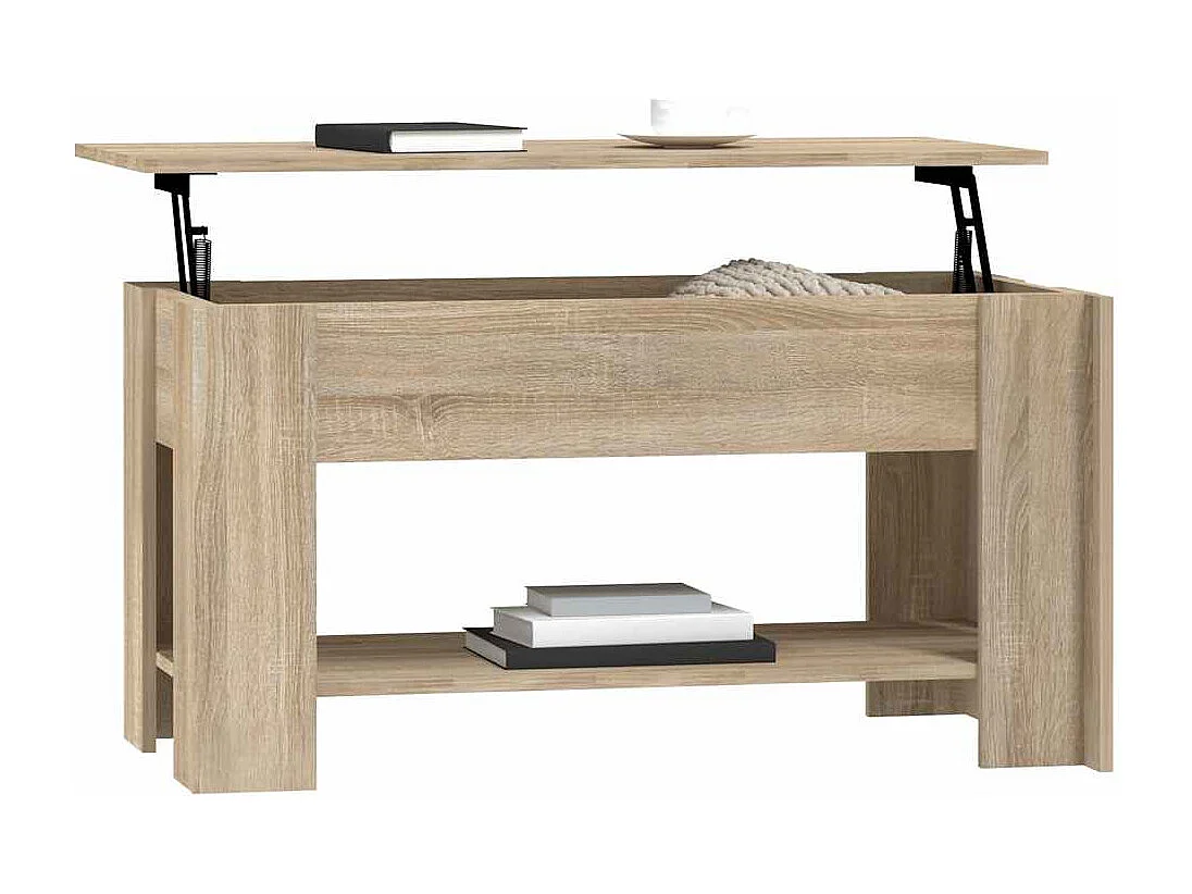 Couchtisch-Sofatisch-Beistelltische Sonoma-Eiche 101x49x52 cm Holzwerkstoff SHL24950