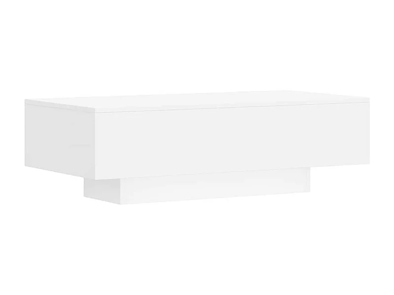 Table basse salon-Table d'appoint blanc 100x49,5x31 cm bois d'ingénierie SHL31988