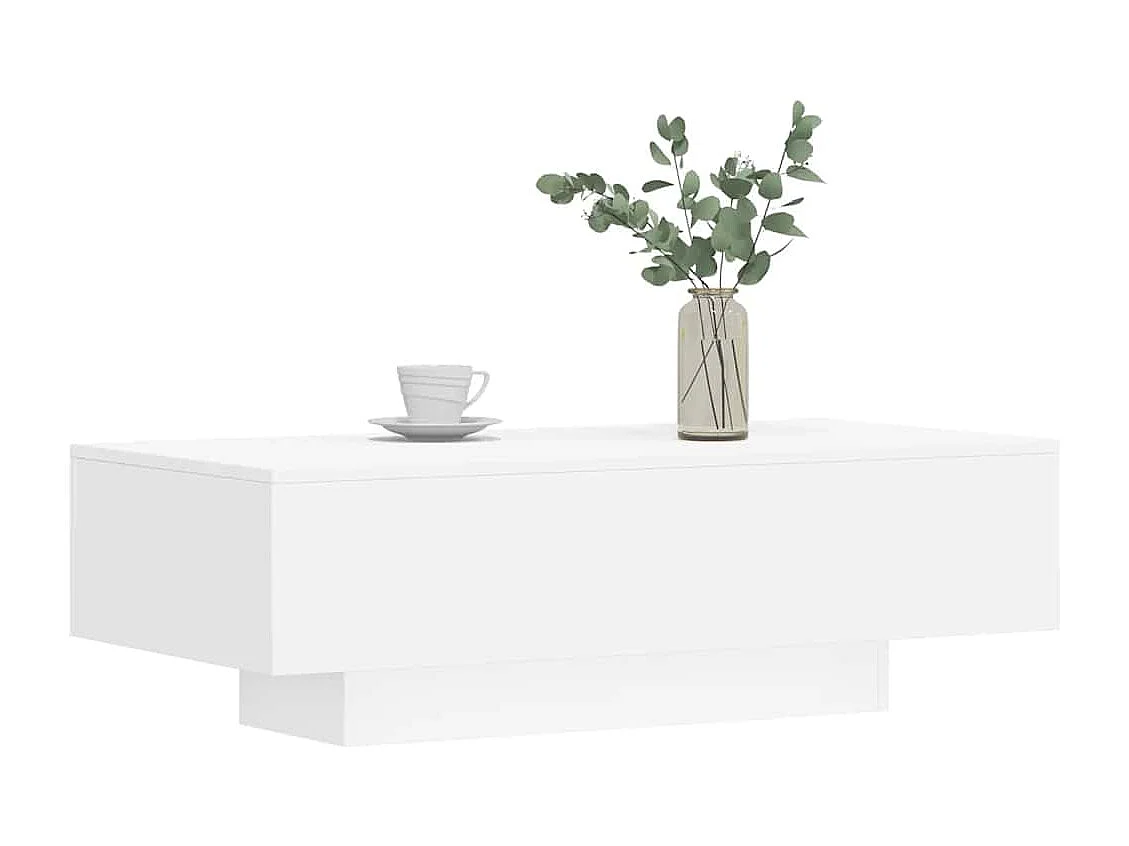 Couchtisch-Wohnzimmertisch-Beistelltische Weiß 100x49,5x31 cm Holzwerkstoff SHL86509