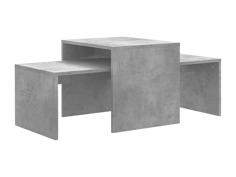 Mesa de centro | Mesa auxiliar con luces LED roble ahumado 50x50x40 cm SHL4871