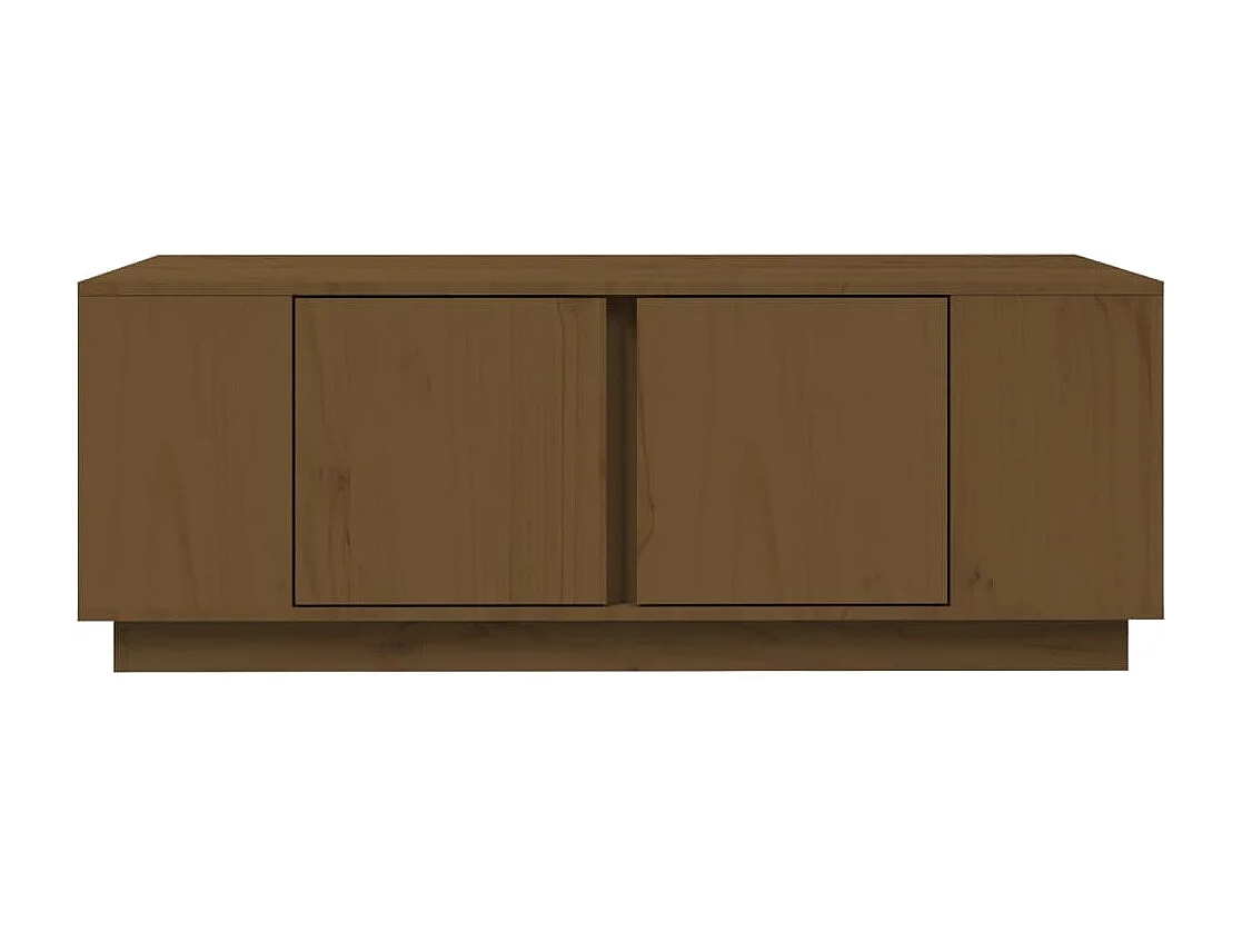 Couchtisch-Sofatisch-Beistelltische Honigbraun 110x50x40 cm Massivholz Kiefer SHL48827