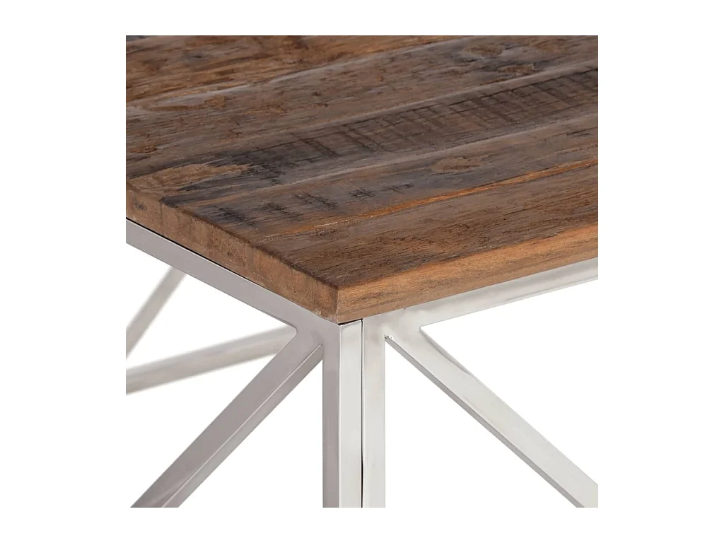 Mesa de centro | Mesa auxiliar con Infinity LED gris hormigón 50x50x30 cm SHL33353