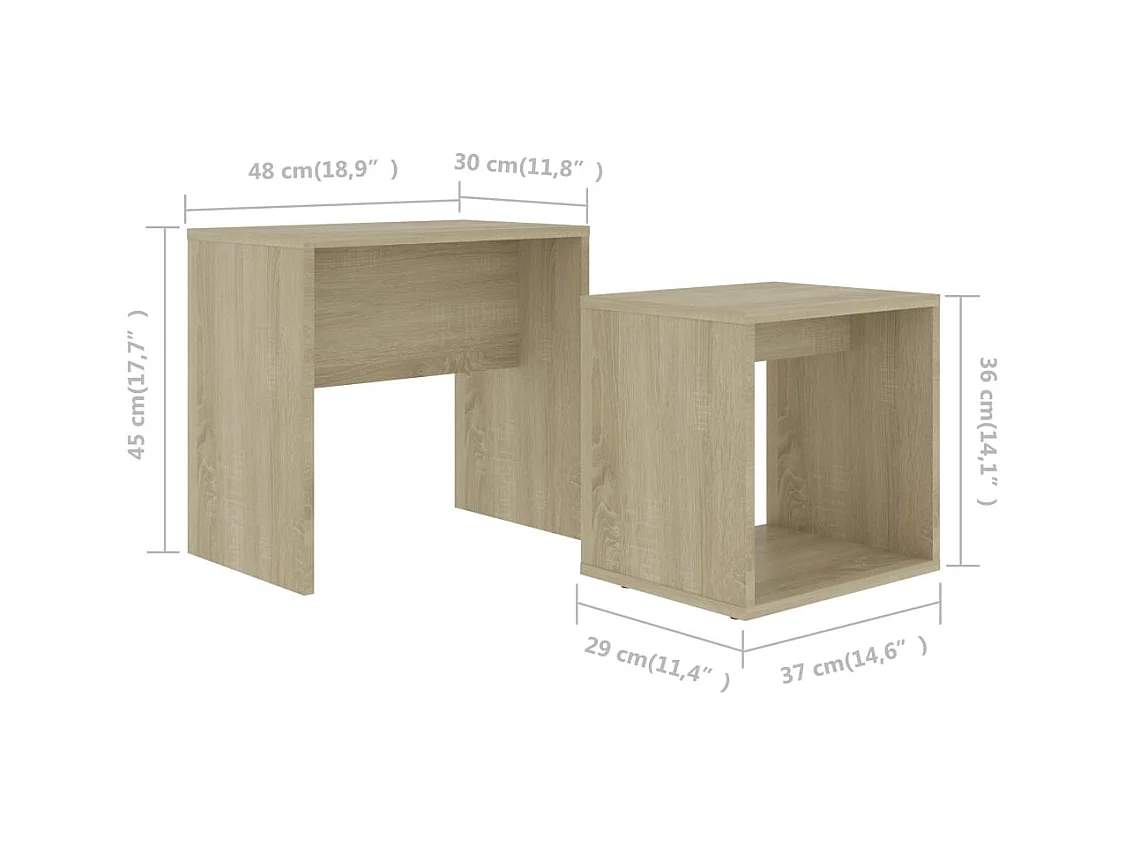 Mesa de centro | Mesa auxiliar con luces LED negro 90x50x40 cm SHL84480