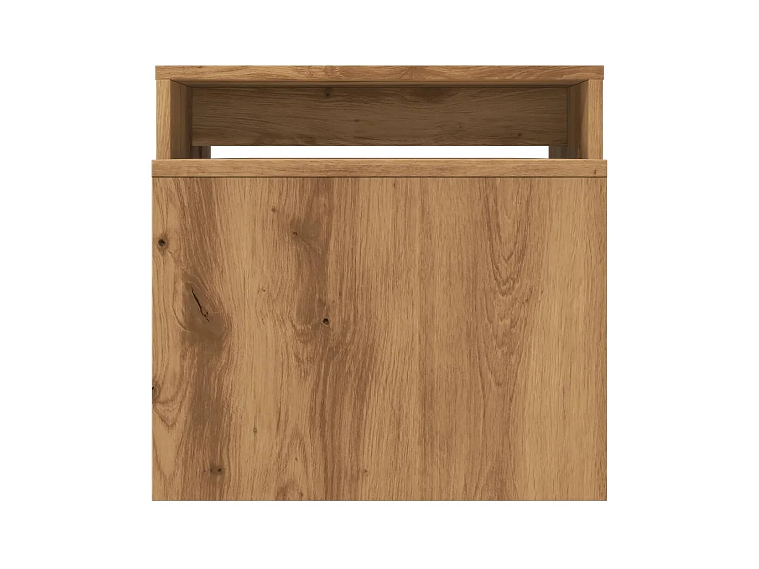 Mesa de centro | Mesa de apoio | Mesa de café 100x48x40 cm deriv. madeira carvalho artisiano