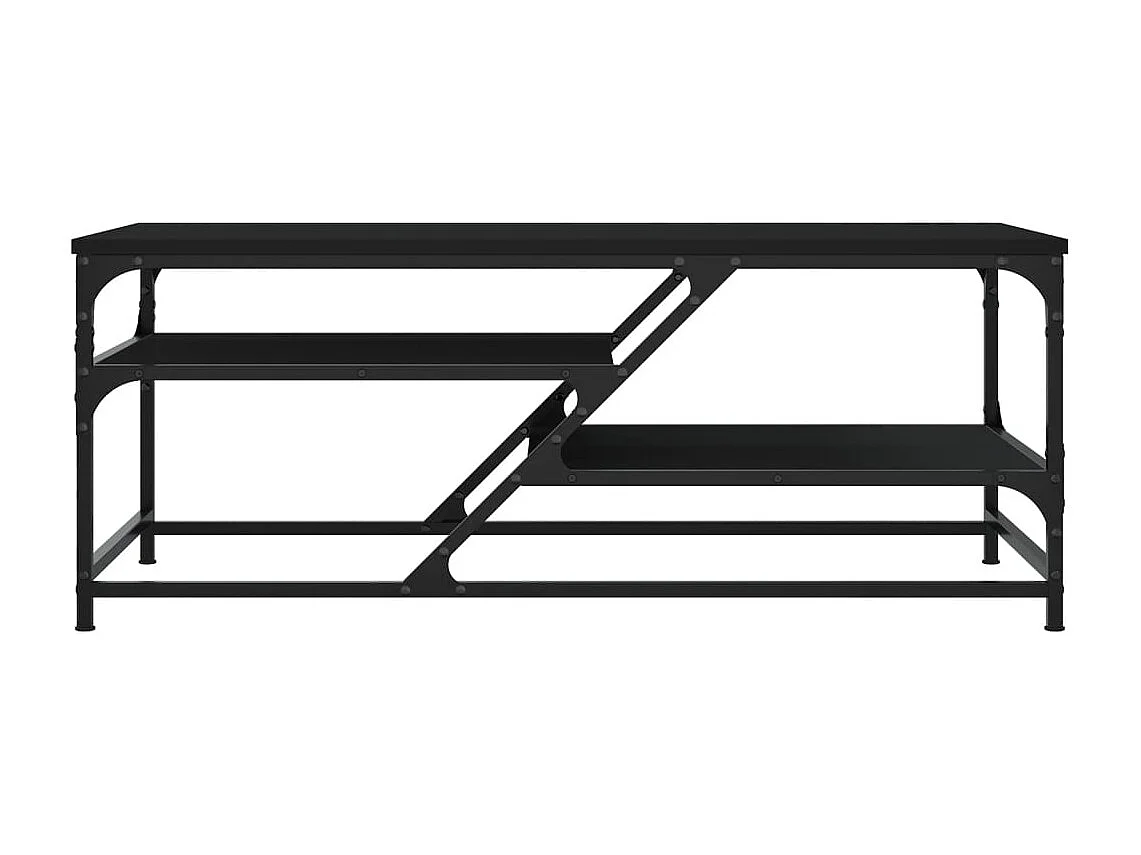 Mesa de centro-Mesa auxiliar con cajón vidrio templado 50x50x45 cm SHL3186