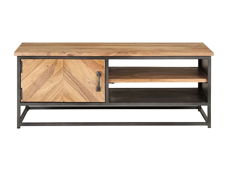 Couchtisch-Beistelltisch-Sofatisch 90x50x35 cm Massivholz Akazie SHL58327