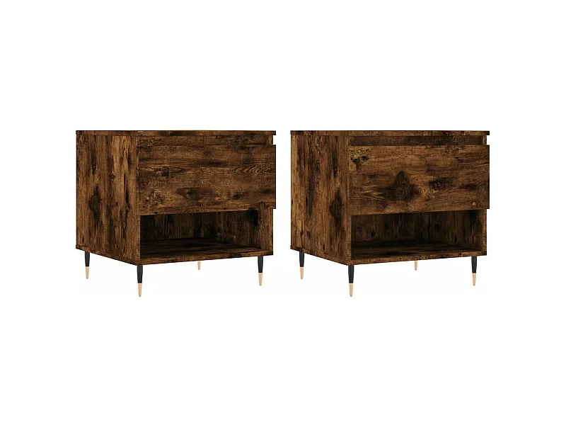 Mesa de centro | Mesa auxiliar madera maciza de pino marrón miel 80x80x45 cm SHL3465