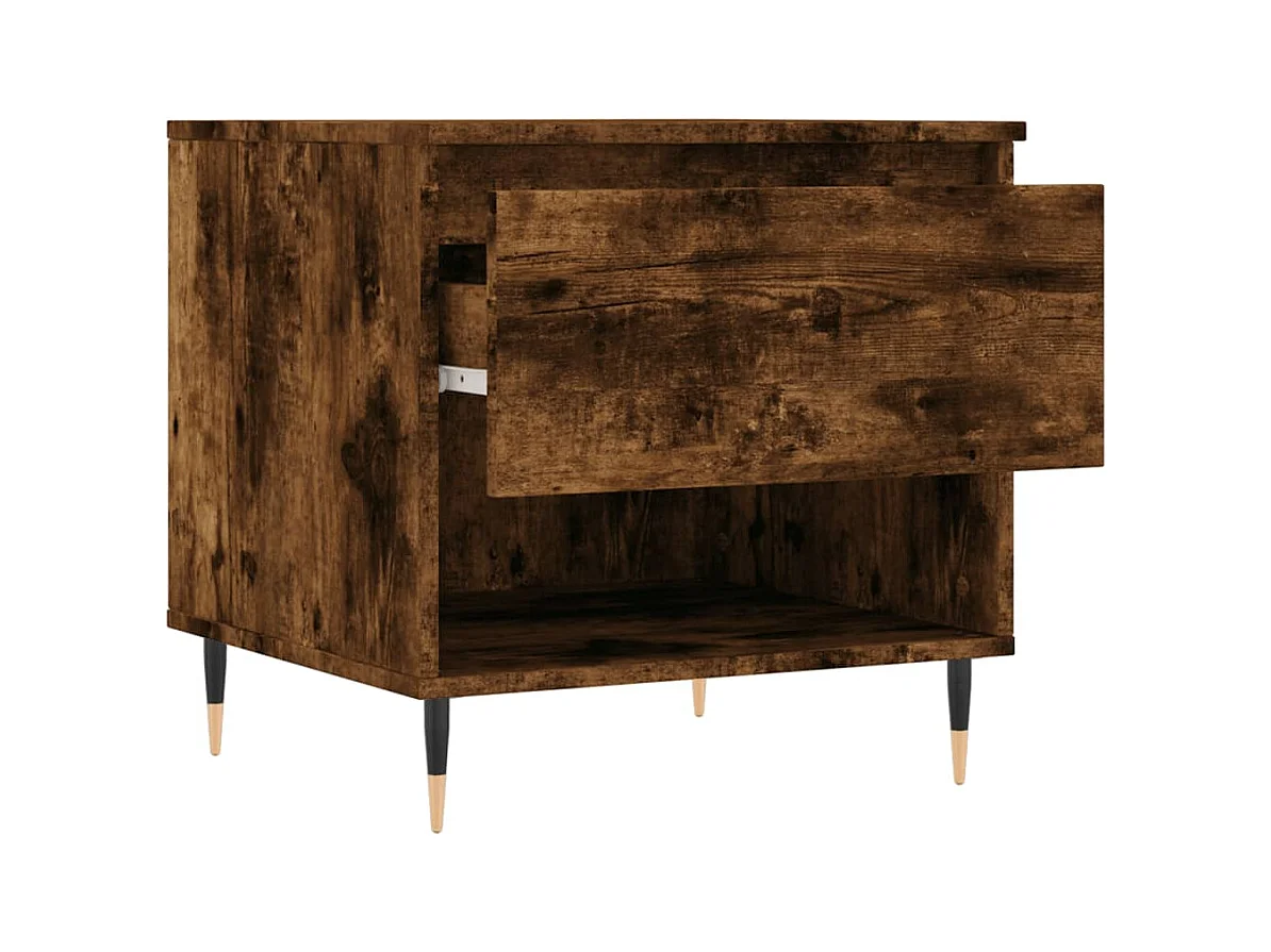 Mesa de centro | Mesa auxiliar madera maciza de pino marrón miel 80x80x45 cm SHL3465