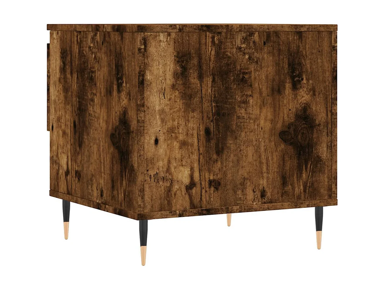 Couchtisch 2er Set-Sofatisch-Beistelltische Räuchereiche 50x46x50 cm Holzwerkstoff SHL29242