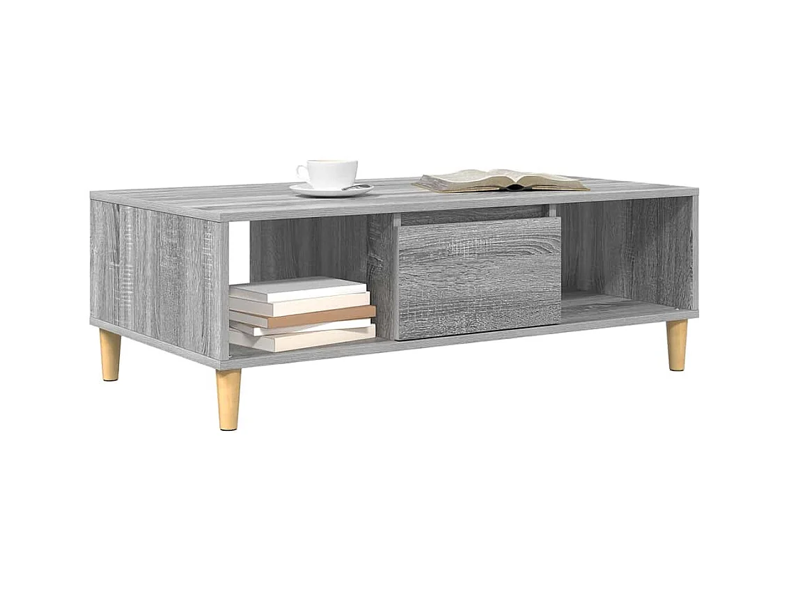 Mesa de centro | Mesa de apoio Sonoma cinzento 103.5x60x35 cm