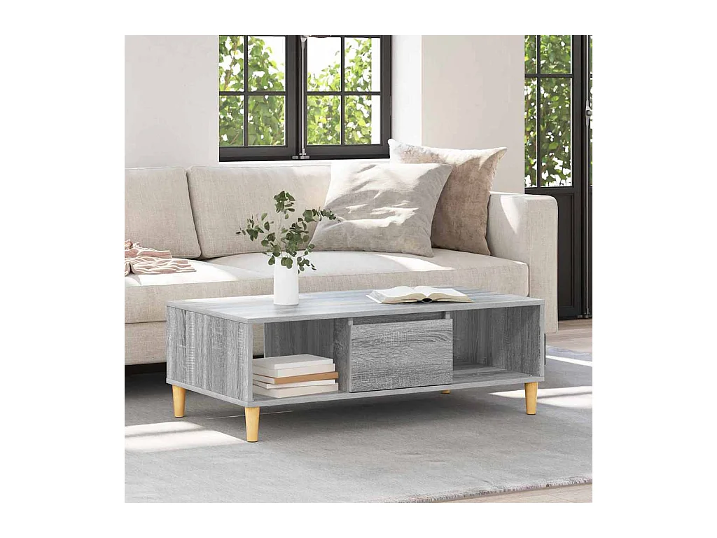 Mesa de centro | Mesa de apoio Sonoma cinzento 103.5x60x35 cm