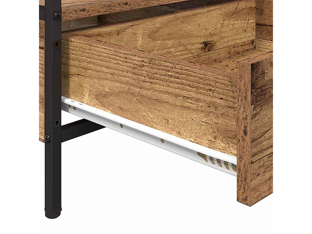 Mesa de centro | Mesa de café | Mesa auxiliar Madera vieja 100x51x45 cm Madera contrachapada SHL4548
