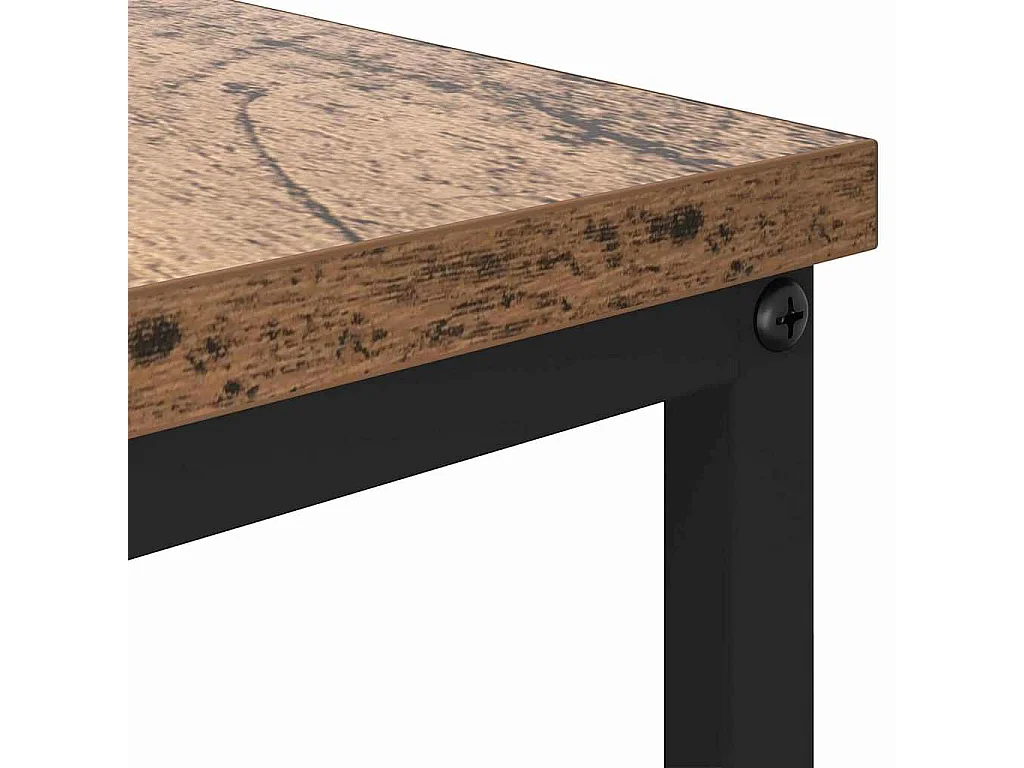 Mesa de centro | Mesa de café | Mesa auxiliar Madera vieja 100x51x45 cm Madera contrachapada SHL4548