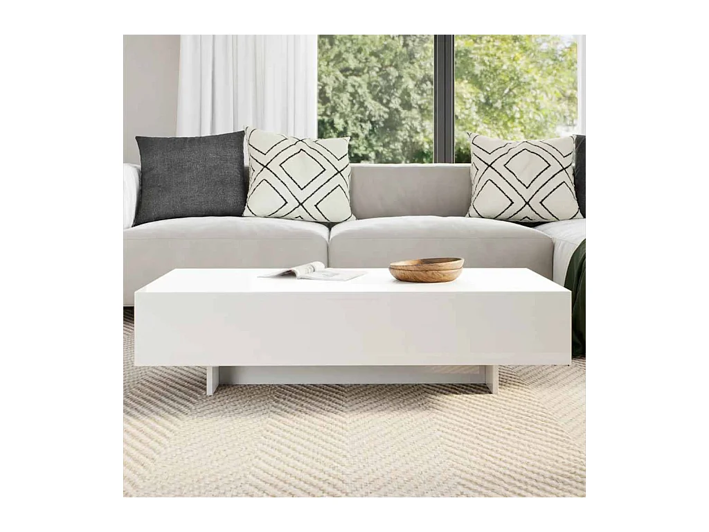 Mesa de centro | Mesa auxiliar salon madera contrachapada roble ahumado 40x40x40 cm SHL2890