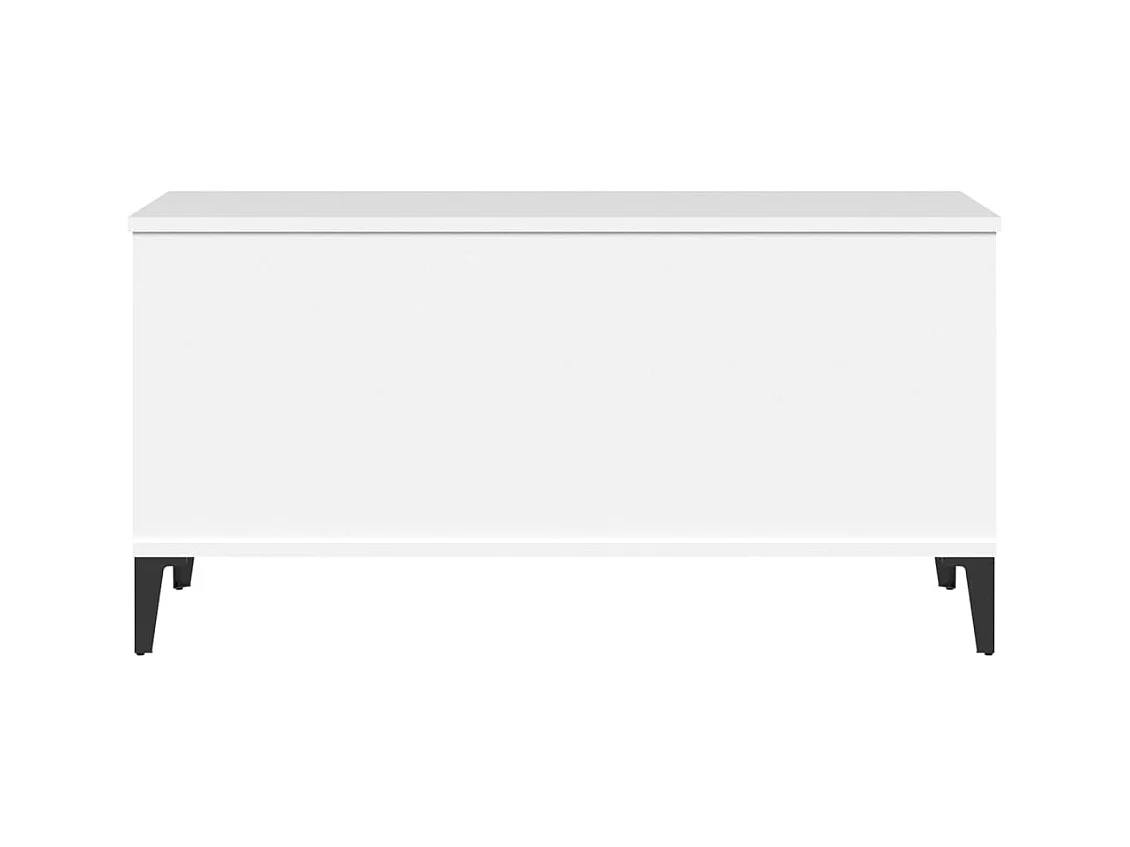 Mesa de centro | Mesa auxiliar madera contrachapada roble ahumado 90x90x28 cm SHL4414