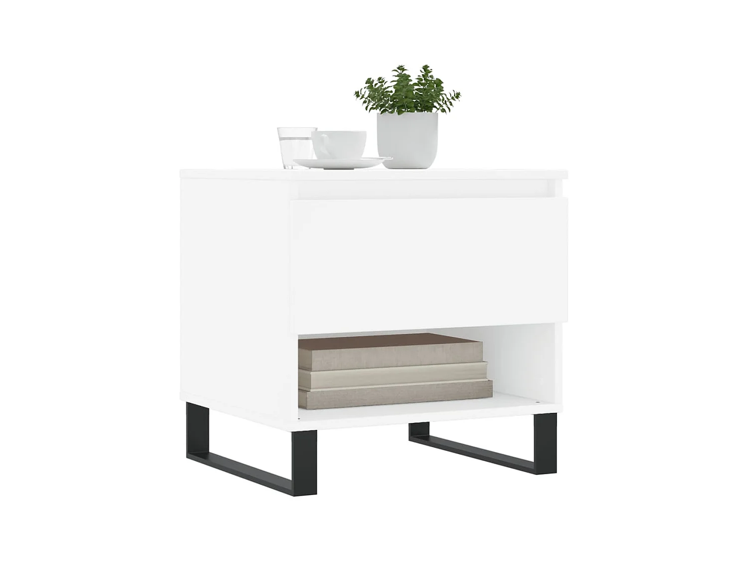 Mesa de centro | Mesa auxiliar marrón 80x50x40 cm madera maciza mango SHL52004