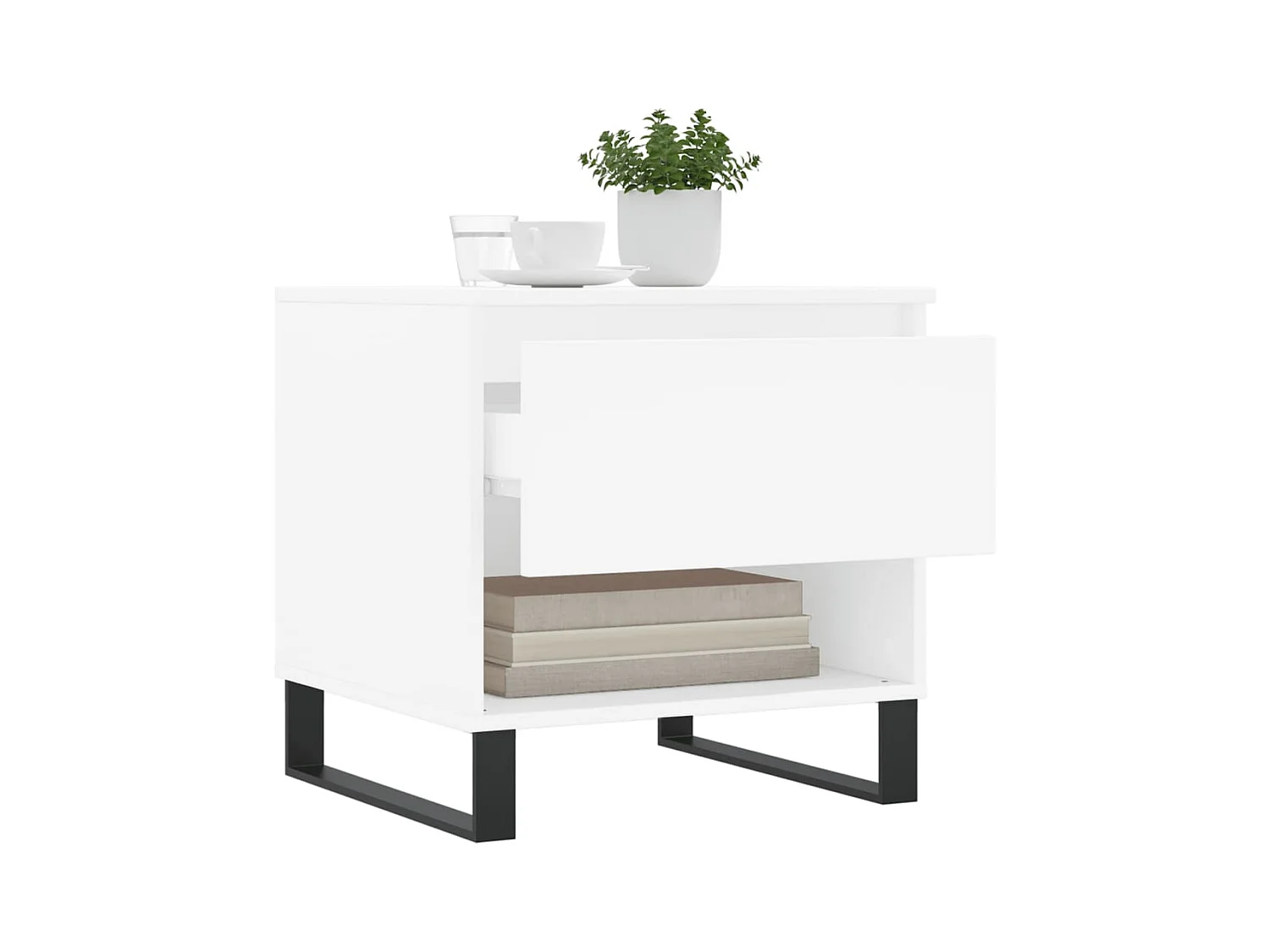 Mesa de centro | Mesa auxiliar marrón 80x50x40 cm madera maciza mango SHL52004