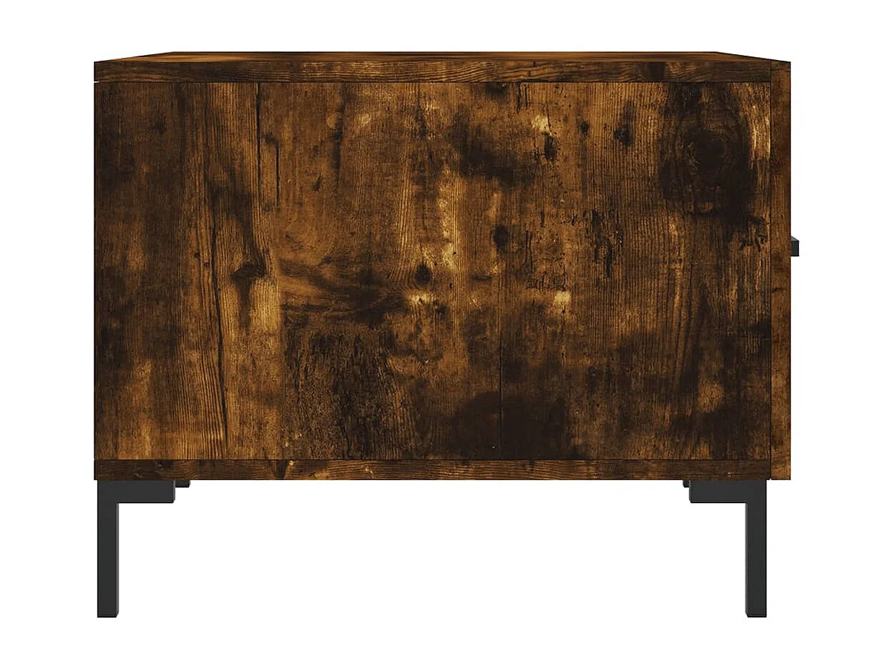 Mesa de centro | Mesa auxiliar madera de ingeniería roble marrón 99x50x50 cm SHL4270