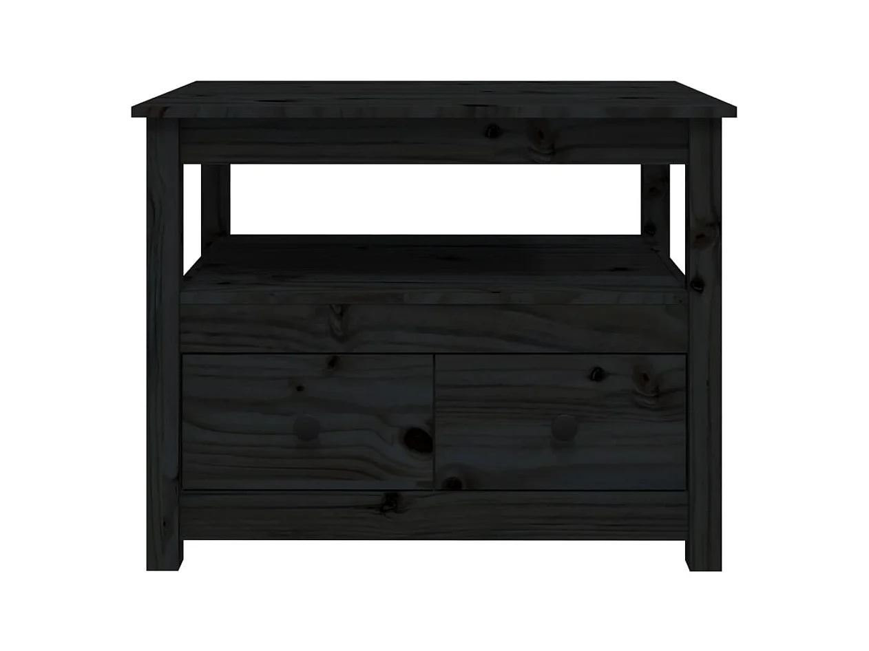 Mesa de centro | Mesa auxiliar madera contrachapada roble marrón 90x49x45 cm SHL3542